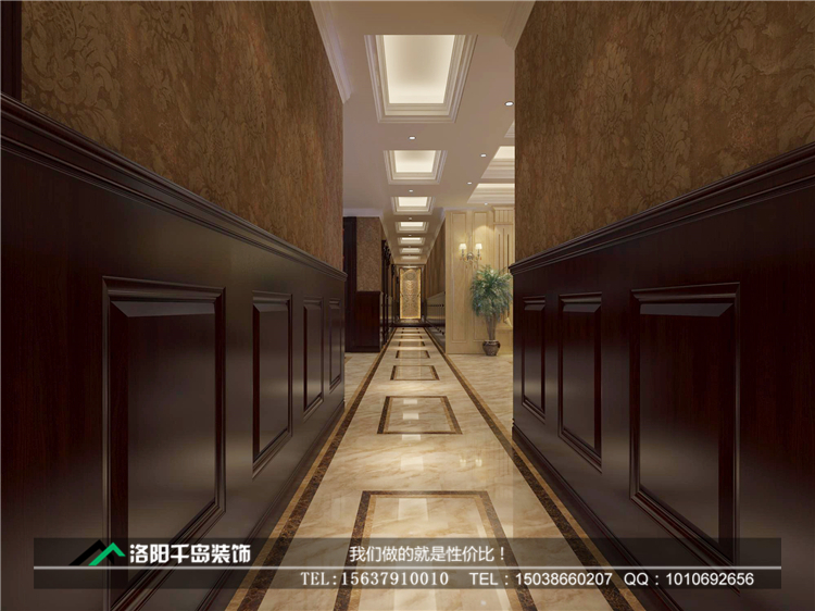 中宏府邸古典中式入戶(hù)玄關(guān)裝修效果圖