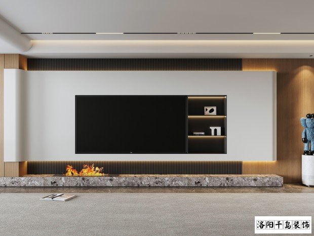 洛陽保利堂悅極簡(jiǎn)風(fēng)裝修案例