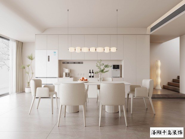 現(xiàn)代簡約風餐廳裝修案例